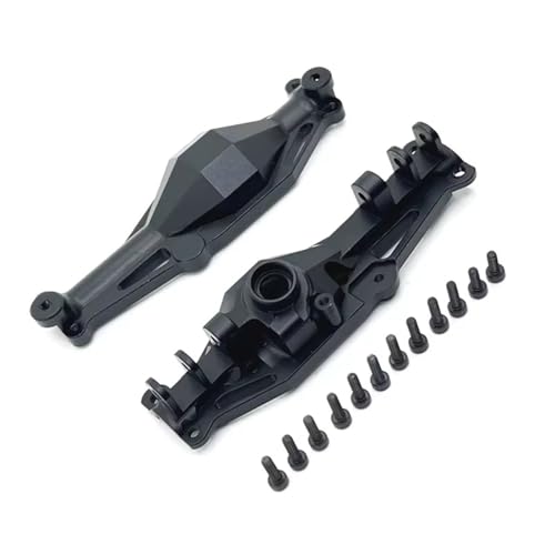 MGHGFYTAS RC Achse Set Kompatibel Mit MJX Für Hyper Go H12Y H12Y+ 1/12 RC Crawler Car Upgrade-Teile, Aluminiumlegierung, Vorder- Und Hinterachse, Gehäusezubehör(Black,Front) von MGHGFYTAS