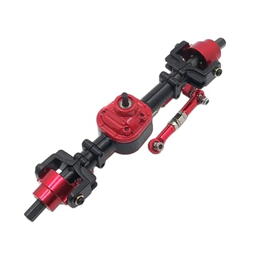 MGHGFYTAS RC Achse Set Kompatibel Mit MN D90 1/12 RC-Auto-Upgrades, Ersatzteile, Zubehör, Metall-Vorder- Und Hinterachsensatz(Black,Front) von MGHGFYTAS