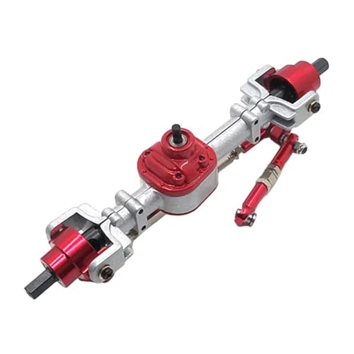 MGHGFYTAS RC Achse Set Kompatibel Mit MN D90 1/12 RC-Auto-Upgrades, Ersatzteile, Zubehör, Metall-Vorder- Und Hinterachsensatz(Silver,Front) von MGHGFYTAS
