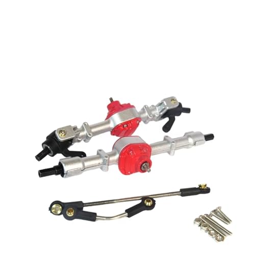 MGHGFYTAS RC Achse Set Kompatibel Mit MN D90 D91 D96 99S FJ45 1/12 RC-Auto-Upgrade-Teile Zubehör Metallgetriebe Vorne Hinten Brückenachsensatz von MGHGFYTAS