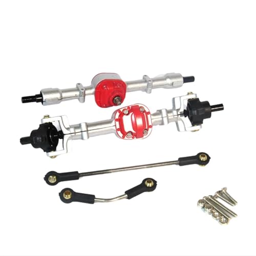MGHGFYTAS RC Achse Set Kompatibel Mit MN D90 D91 D96 99S FJ45 1/12 RC-Auto-Upgrade-Teile Zubehör Metallgetriebe Vorne Hinten Brückenachsensatz von MGHGFYTAS