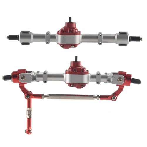 MGHGFYTAS RC Achse Set Kompatibel Mit MN D90 D91 D96 D99S MN90 MN96 MN99 Für MN99S 1/12 RC-Auto-Upgrade-Teile Vorne Hinten Komplette Achse von MGHGFYTAS