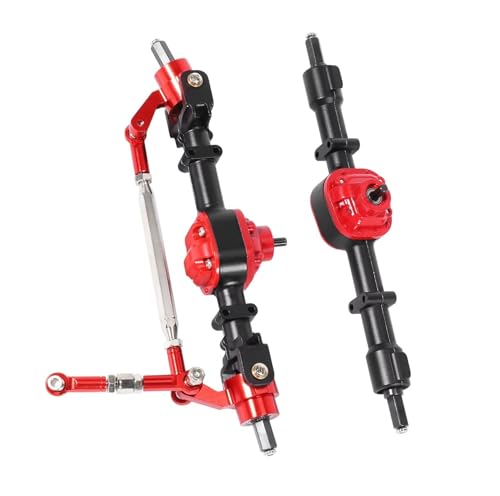 MGHGFYTAS RC Achse Set Kompatibel Mit MN D90 D91 D96 D99S MN90 MN96 MN99 Für MN99S 1/12 RC-Auto-Upgrade-Teile Vorne Hinten Komplette Achse von MGHGFYTAS