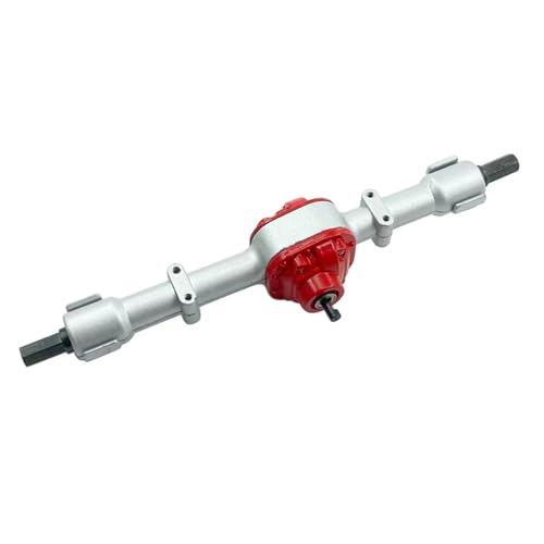 MGHGFYTAS RC Achse Set Kompatibel Mit MN D90 D91 D96 D99S MN90 MN96 MN99 Für MN99S FJ45 Metallachsenbaugruppe RC-Autoersatzteile Upgrade-Brücke Hinterachse(Silver) von MGHGFYTAS
