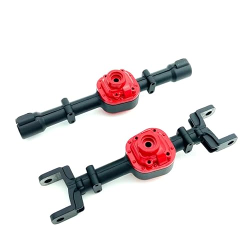 MGHGFYTAS RC Achse Set Kompatibel Mit MN D90 D91 D96 Für MN98 99S 1/12 RC-Autoteile, Metall-Upgrade, Refit, Vorder- Und Hinterachse, Gehäusezubehör(Black) von MGHGFYTAS
