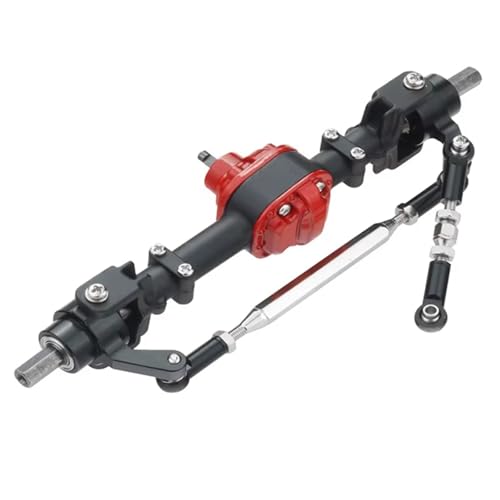 MGHGFYTAS RC Achse Set Kompatibel Mit MN D90 FJ45 Für MN99s D91 D96 Für MN82 Für MN78 1/12 RC-Auto-Umbau-Upgrade-Teile Aus Metall, Vorder- Und Hinterachsensatz(Black,Front) von MGHGFYTAS