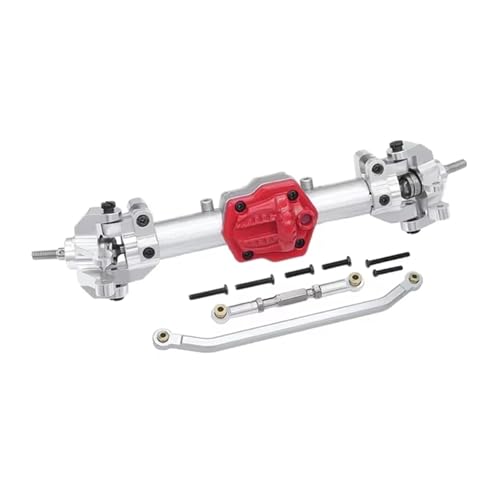 MGHGFYTAS RC Achse Set Kompatibel Mit MN128 G500 MN86KS MN86S 1/12 RC Crawler Auto Upgrade Vorderachse Hinterachsdifferential Mit Differentialgetriebe(Silver,Front) von MGHGFYTAS