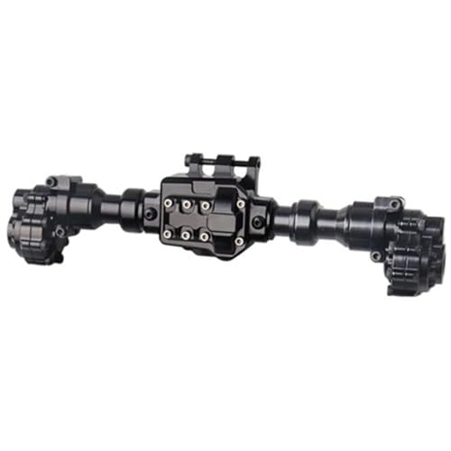 MGHGFYTAS RC Achse Set Kompatibel Mit TRX-4 Für TRX6 1/10 RC Crawler Car Achsen Upgrade-Teile Aluminium-Portalachsengehäuse Vorne Und Hinten(Black,Rear) von MGHGFYTAS