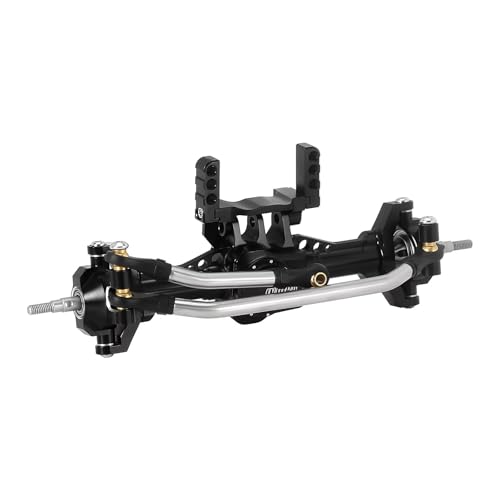 MGHGFYTAS RC Achse Set Kompatibel Mit TRX4M 1/18 RC-Auto-Upgrade-Teilen + 4-mm-Aluminiumachsen Mit Lay-Down-Servohalterung Und Verbindungen(Front) von MGHGFYTAS
