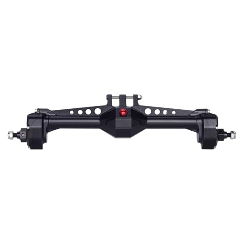 MGHGFYTAS RC Achse Set Kompatibel Mit Vanquish VS4-10 Für Axial 1/10 RC Crawler-Teile, CNC-Bearbeitung, Hochfestes Aluminium, Vorder- Und Hinterportalachse, Komplettset(Black,Rear) von MGHGFYTAS