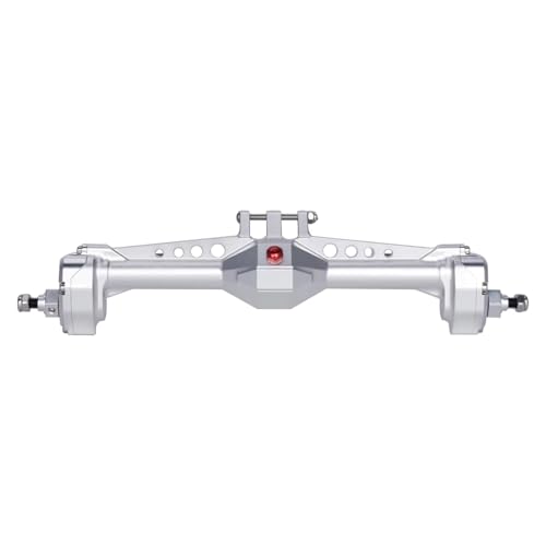 MGHGFYTAS RC Achse Set Kompatibel Mit Vanquish VS4-10 Für Axial 1/10 RC Crawler-Teile, CNC-Bearbeitung, Hochfestes Aluminium, Vorder- Und Hinterportalachse, Komplettset(Silver,Rear) von MGHGFYTAS