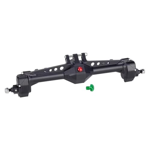 MGHGFYTAS RC Achse Set Kompatibel Mit Vanquish VS4-10 Für Phoenix F10 1/10 RC Crawler Für LCG Für Chassis CNC-Vorder- Und Hinterportalachse, Komplettes Set, Upgrade-Teile(Black,Rear) von MGHGFYTAS