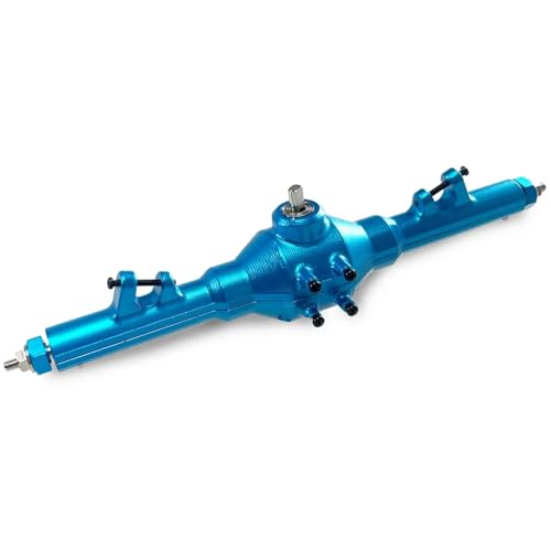 MGHGFYTAS RC Achse Set Kompatibel Mit WLtoys 12428 12423 12427 12429 Für FY-01 02 03 1/12 RC-Auto, Metall-Hinterachse, Verbesserte Hinterachse(Blue) von MGHGFYTAS
