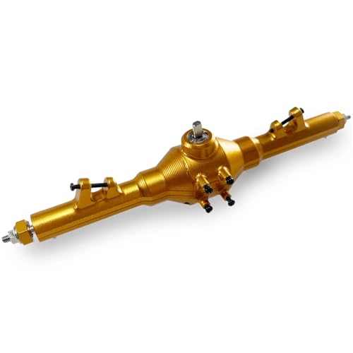 MGHGFYTAS RC Achse Set Kompatibel Mit WLtoys 12428 12423 12427 12429 Für FY-01 02 03 1/12 RC-Auto, Metall-Hinterachse, Verbesserte Hinterachse(Yellow) von MGHGFYTAS