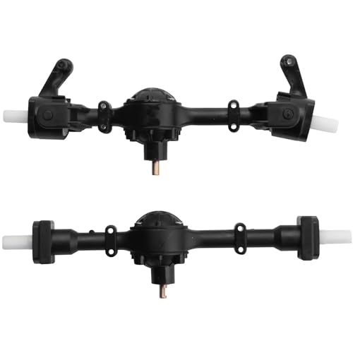 MGHGFYTAS RC Achse Set Kompatibel Mit WPL B1 B14 B24 C14 C24 C34 C44 1/16 RC-Auto-Ersatzteile, 2-teiliges Metallgetriebe, Vorder- Und Hinterachsbrücke von MGHGFYTAS