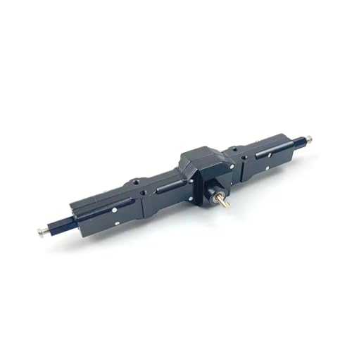 MGHGFYTAS RC Achse Set Kompatibel Mit WPL C14 C24 B14 B24 B16 B36 1/16 RC-Auto-LKW Für Rock Crawler-Teilezubehör, Metall, Vorne, Mitte, Hinten, Brückenachse(Gray,Rear) von MGHGFYTAS