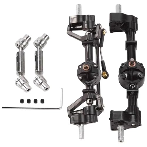 MGHGFYTAS RC Achse Set Kompatibel Mit WPL C14 C24 C24-1 C34 C44 B14 B24 1/16 RC-Auto-Upgrade-Teile, 2-teilige Portalachse Vorne Und Hinten Mit Metallantriebswelle MGHGFYTAS RC Achse Set Kompatibel Mit WPL C14 C24 C24-1 C34 C44 B14 B24 1/16 RC-Auto-Upgrade-Teile, 2-teilige Portalachse Vorne Und Hinten Mit Metallantriebswelle von MGHGFYTAS