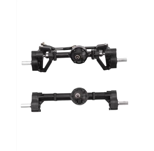 MGHGFYTAS RC Achse Set Kompatibel Mit WPL C14 C24 C24-1 C34 C44 B14 B24 1/16 RC-Auto-Upgrade-Teile Zubehör 2-teilige Portalachse Vorne Und Hinten von MGHGFYTAS