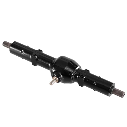 MGHGFYTAS RC Achse Set Kompatibel Mit WPL C14 C24 C54 C74 Für FAYEE Für Für JJRC 1/16 Für WPL 1/10 D12 D42 RC-Auto-Upgrade-Teile, Hinterachsbaugruppe Aus Aluminiumlegierung(Black) von MGHGFYTAS