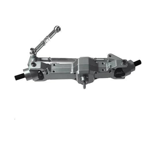 MGHGFYTAS RC Achse Set Kompatibel Mit WPL C14 C24 Für Feiyu Für Für JJRC 1/16 Fernbedienungsauto Metall-Upgrade Modifizierte Teile Vorderachsbaugruppe(Gray) von MGHGFYTAS