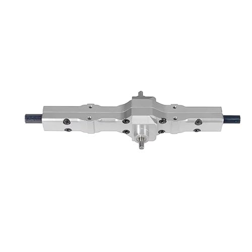 MGHGFYTAS RC Achse Set Kompatibel Mit WPL Für Henglong 1/16 Ferngesteuertes Auto Six Drive Army Kakas Semi-Cartoon Mit Verbesserter Metallbrückenbaugruppe(Silver) von MGHGFYTAS