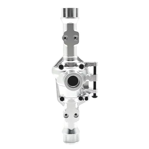 MGHGFYTAS RC Achse Set Kompatibel Mit Wltoys 104006 104010 104020 104026 1/10 RC Auto Metall Vorderachse Hinterachse Gehäuse Upgrade Teile Zubehör(Silver,Rear) von MGHGFYTAS
