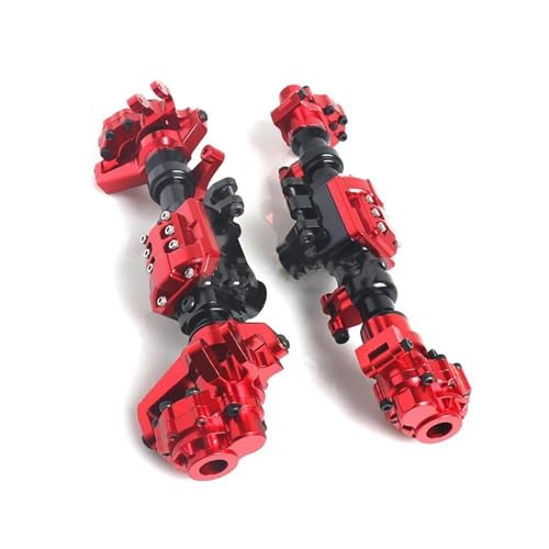 MGHGFYTAS RC-Achsen-Upgrade Kompatibel mit TRX-4 Aluminium-Portalachsengehäuse für RC-Crawler Auto (Color1, Front+Rear) von MGHGFYTAS