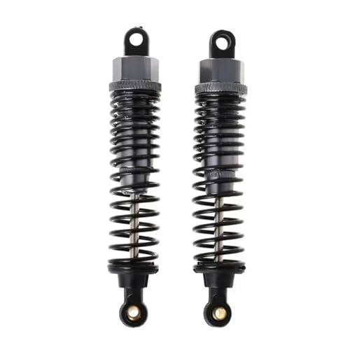 MGHGFYTAS RC Auto Dämpfer Kompatibel Mit 106004 166004 94106 94107 94166 94155 1/10 RC-Auto-Upgrade-Zubehörteile 2 Stück 95 Mm Stoßdämpfer, 06002 06062(Gray) von MGHGFYTAS