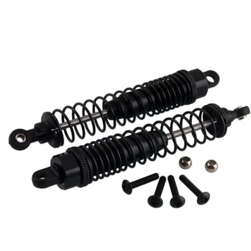 MGHGFYTAS RC Auto Dämpfer Kompatibel Mit HPI BMT0006 1/10 Rc Auto-Upgrade-Modifikation Ersatzzubehör Teile 2 Stück Alaun-Stoßdämpfer(Black) von MGHGFYTAS