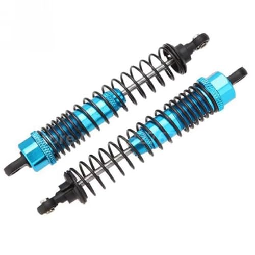 MGHGFYTAS RC Auto Dämpfer Kompatibel Mit HSP 94108 1/10 RC-Auto 4WD Off Road Für Monster Truck Upgrade-Teile Alaun-Stoßdämpfer(Blue) von MGHGFYTAS