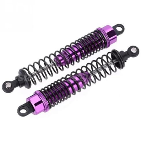MGHGFYTAS RC Auto Dämpfer Kompatibel Mit HSP 94108 1/10 RC-Auto 4WD Off Road Für Monster Truck Upgrade-Teile Alaun-Stoßdämpfer(Purple) von MGHGFYTAS