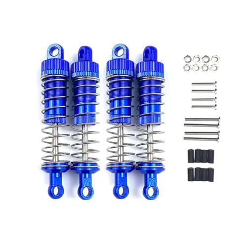 MGHGFYTAS RC Auto Dämpfer Kompatibel Mit MN Für MN-90 Für MN99S Für WPL C14 C24 C34 RC Auto Metall Stoßdämpfer Upgrade Teile Zubehör(Blue) von MGHGFYTAS