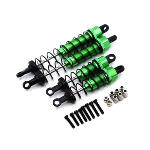 MGHGFYTAS RC Auto Dämpfer Kompatibel Mit WLtoys 12427 12428-AB 12429 12423 FY01 FY02 FY03 1/12 RC Autoteile Metall-Upgrade Für Federhydraulik Vorne Hinten Stoßdämpfer(Green) von MGHGFYTAS