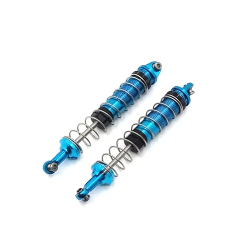 RC Auto Dämpfer Kompatibel Mit WLtoys 12427 12428-AB 12429 12423 FY01 FY02 FY03 1/12 RC Autoteile Metall Upgrade Modifizierter Hydraulischer Hinterer Stoßdämpfer(Blue) von MGHGFYTAS