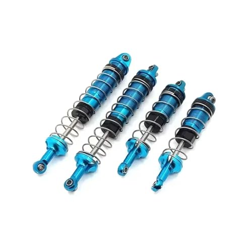MGHGFYTAS RC Auto Dämpfer Kompatibel Mit Wltoys 12428 12423 12427 12429 FY-03 1/12 RC-Auto-Upgrades Teile Zubehör Metallöl-Stoßdämpfer(Blue) von MGHGFYTAS