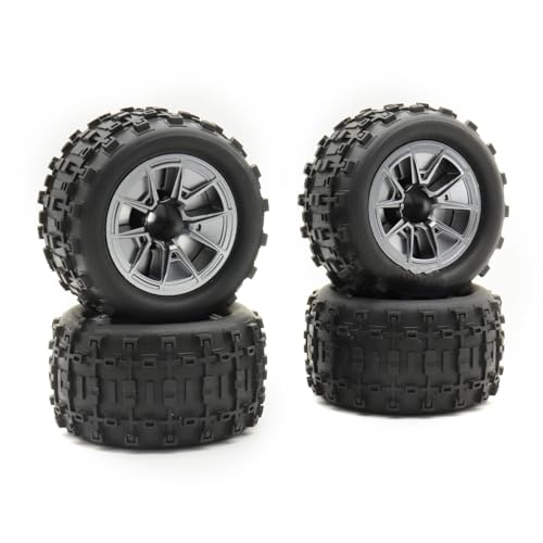 MGHGFYTAS RC Auto Zubehör Für MJX Für Hyper Für Go 14209 14210 RC Auto Off-Road Bereit 85/90 Mm 12mm Hex RC Für Monster Truck Reifen Mit Schaum Einsätze Teile Dekoration(85mm) von MGHGFYTAS