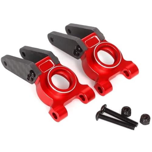 MGHGFYTAS RC Auto Zubehör Kompatibel Mit Arrma 4x2 2WD Für Gorgon Für Monster Truck 1/10 RC -Auto -Upgrade Teile Zubehör Hinterachse Für Sitzset(Red) von MGHGFYTAS