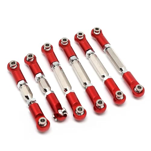 MGHGFYTAS RC Auto Zubehör Kompatibel Mit Arrma Für Granite Für SENTON Für VORTEKS Für Typhon Für Big Für Rock 1/10 RC Auto Upgrade-Teile Spurstangen Linkage Links Set von MGHGFYTAS