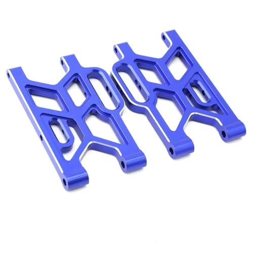MGHGFYTAS RC Auto Zubehör Kompatibel Mit Arrma Für Mojave 1/8 Rc Auto, Verbessertes Teil, Vorderer Aufhängungsarm Aus Aluminiumlegierung, ARA330789(Blue) von MGHGFYTAS