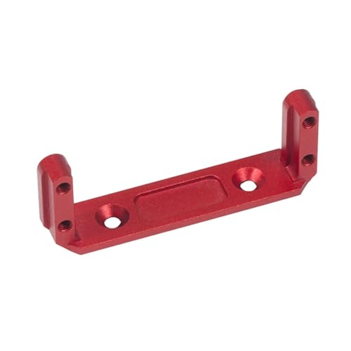 MGHGFYTAS RC Auto Zubehör Kompatibel Mit Axial Für Capra Für Unlimited Trail Für Buggy Vanquish F9 SOA 4WD Aluminiumlegierung Servohalterung 1/10 RC Rigs Crawler(Red) von MGHGFYTAS