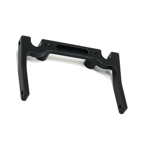 MGHGFYTAS RC Auto Zubehör Kompatibel Mit Axial Für SCX10 CC01 F350 D90 1/10 RC Crawler Auto Upgrade Teile Aluminium Legierung Elektronische Box Balken Montieren(Black) von MGHGFYTAS