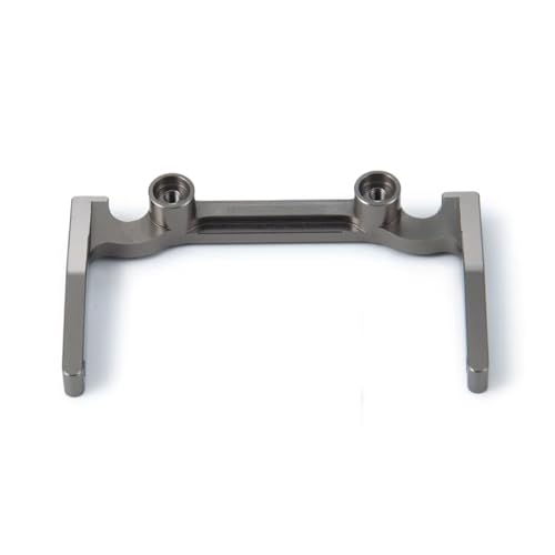 MGHGFYTAS RC Auto Zubehör Kompatibel Mit Axial Für SCX10 CC01 F350 D90 1/10 RC Crawler Auto Upgrade Teile Aluminium Legierung Elektronische Box Balken Montieren(Gray) von MGHGFYTAS