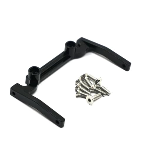 RC Auto Zubehör Kompatibel Mit Axial Für SCX10 CC01 F350 D90 1/10 RC Crawler Auto Upgrade Teile Zubehör Aluminiumlegierung Box Mount(Black) von MGHGFYTAS