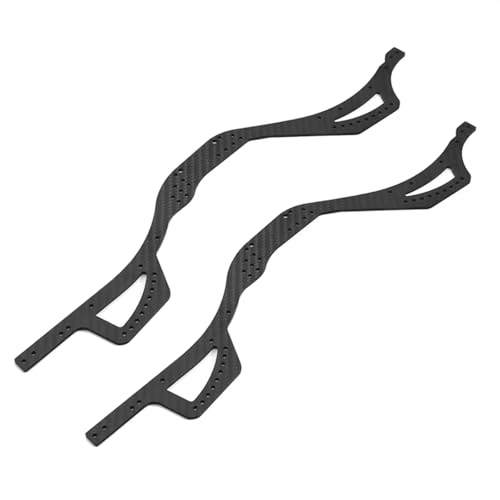 MGHGFYTAS RC Auto Zubehör Kompatibel Mit Axial Für SCX10 Für Pro RC Car, Verbesserte Teile, 1 Paar Kohlefasermuster Für Chassis-Seitenplatten von MGHGFYTAS