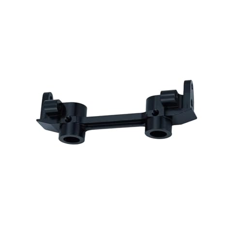 MGHGFYTAS RC Auto Zubehör Kompatibel Mit Axial Für SCX10II 90046 90047 1/10 Track Autoteile RC Auto Vordere Und Hintere Stoßstangenhalterungen Aluminium-Montageträgerrahmen(Black,Front) von MGHGFYTAS