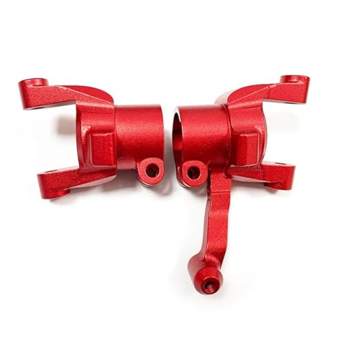 MGHGFYTAS RC Auto Zubehör Kompatibel Mit Axial Für SCX6 1/6 RC Auto Upgrade Teile RC Auto Ersatz Zubehör Aluminiumlegierung Naben Nachlaufblöcke(Red) von MGHGFYTAS