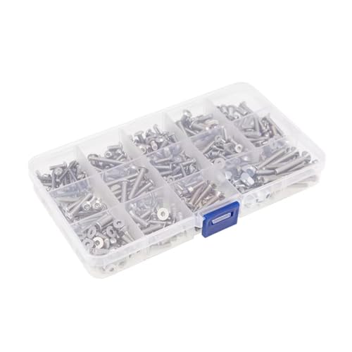 MGHGFYTAS RC Auto Zubehör Kompatibel Mit Axial Für SCX6 Für JLU Für Wrangler 1/6 RC Crawler Auto Upgrade Teile Zubehör 433Pcs Schrauben Box Kit MGHGFYTAS RC Auto Zubehör Kompatibel Mit Axial Für SCX6 Für JLU Für Wrangler 1/6 RC Crawler Auto Upgrade Teile Zubehör 433Pcs Schrauben Box Kit von MGHGFYTAS