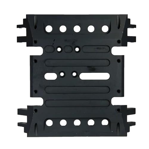 MGHGFYTAS RC Auto Zubehör Kompatibel Mit Axial Für Wraith 1/10 RC Crawler Auto Upgrade Teile Aluminium Legierung Center Getriebe Box Mount Skid Platte(Black) von MGHGFYTAS