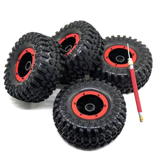 MGHGFYTAS RC Auto Zubehör Kompatibel Mit Axial Für Wraith 90018 Für Scx10 Für TRX4 1/10 RC -Autos Teile 4pcs 2,2 Zoll Aufblasbare Luftpneumatik -Gummi -Reifen Rims Rims MGHGFYTAS RC Auto Zubehör Kompatibel Mit Axial Für Wraith 90018 Für Scx10 Für TRX4 1/10 RC -Autos Teile 4pcs 2,2 Zoll Aufblasbare Luftpneumatik -Gummi -Reifen Rims Rims von MGHGFYTAS