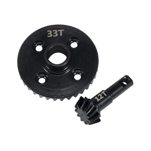 MGHGFYTAS RC Auto Zubehör Kompatibel Mit Defender Für Bronco K5 Für TRX6 1/10 RC Crawler Car Upgrade 1 Set Stahl Overdrive Underdrive Achsgetriebe Differenzialritzel(Overdrive Gear) von MGHGFYTAS